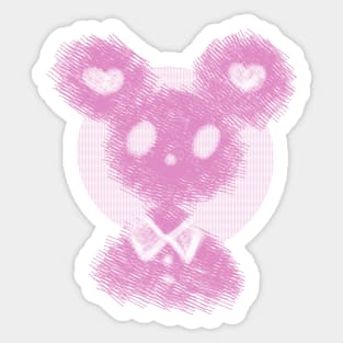 Teddybear Girl Sticker